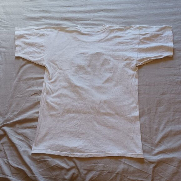 Vintage 1980s Desert Sportswear North Carolina Tar Heels White T-Shirt Adult L - Picture 2 of 8